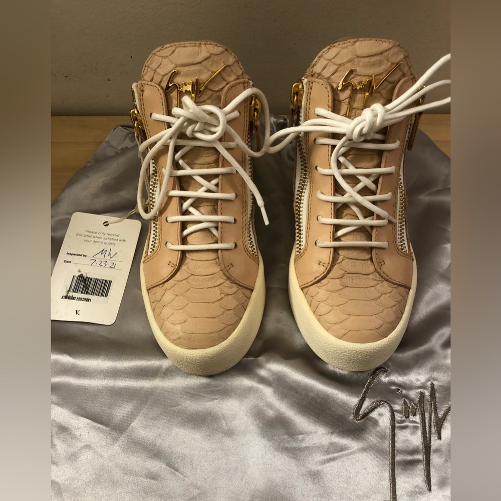Giuseppe Zanotti Hidden Wedge Sneakers Size: 35/3.5Y